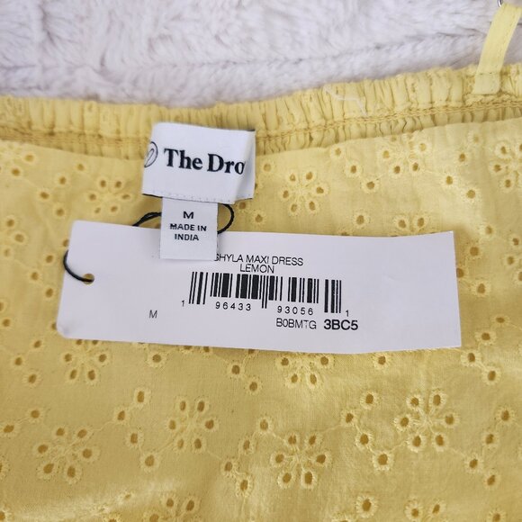 NWT The Drop Women's Shyla Cotton Eyelet Maxi Dress - Picture 2 of 3